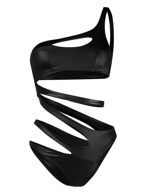lexxi wett|Agent Provocateur Lexxi Wetlook Swimsuit in Black .